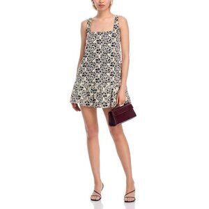 Lace Drop Waist Mini Dress